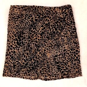 Leopard Print Skirt